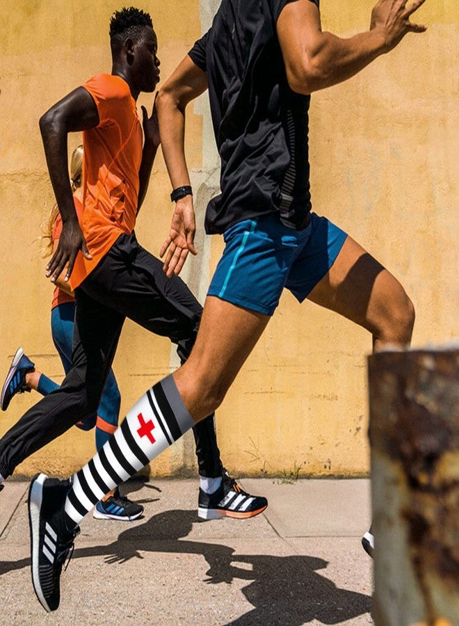 Aoliks Compression Socks for Women & Men,Support Socks for Nurses Cycling Circulation - Image 5